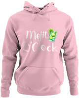 Φούτερ με κουκούλα - Mojito O Clock - Color Thumbnail Pink