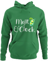 Φούτερ με κουκούλα - Mojito O Clock - Color Thumbnail Kelly Green