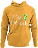 Φούτερ με κουκούλα - Mojito O Clock - Color Thumbnail Κίτρινο Χρυσό