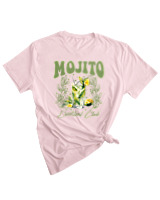 T-Shirt Woman Fashion Γυναικείο - Mojito - Color Thumbnail PALE PINK