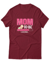 T-Shirt  Γυναικείο - Mom To Be - Color Thumbnail Σκούρο Κόκκινο