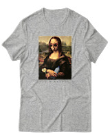 T-Shirt Αντρικό - Mona Lisa Party - Color Thumbnail Γκρι Μελανζέ