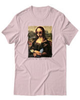 T-Shirt Αντρικό - Mona Lisa Party - Color Thumbnail Απαλό Ροζ