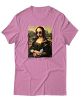 T-Shirt Αντρικό - Mona Lisa Party - Color Thumbnail Ροζ