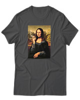 T-Shirt Αντρικό - Mona Lisa Smoke - Color Thumbnail Ανθρακί