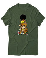 T-Shirt Αντρικό - Money - Color Thumbnail Κυπαρισσί