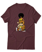 T-Shirt Αντρικό - Money - Color Thumbnail Μπορντό