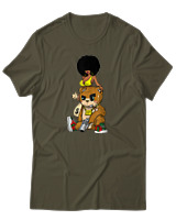 T-Shirt Αντρικό - Money - Color Thumbnail Χακί
