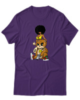 T-Shirt Αντρικό - Money - Color Thumbnail Σκούρο Μωβ