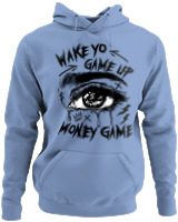 Φούτερ με κουκούλα - Money Game - Color Thumbnail Blue Carolina