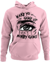 Φούτερ με κουκούλα - Money Game - Color Thumbnail Pink