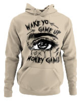 Φούτερ με κουκούλα - Money Game - Color Thumbnail Μπέζ