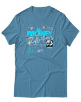 T-Shirt Αντρικό - Money Reflections - Color Thumbnail Τιρκουάζ