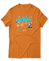 T-Shirt Αντρικό - Money Reflections - Color Thumbnail Πορτοκαλί