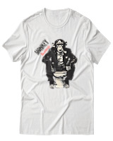 T-Shirt Αντρικό - Monkey Business - Color Thumbnail Άσπρο