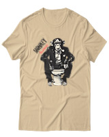 T-Shirt Αντρικό - Monkey Business - Color Thumbnail Μπεζ