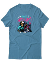 T-Shirt Αντρικό - Monkey Wall Brick - Color Thumbnail Τιρκουάζ