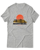T-Shirt Αντρικό - Montreal - Color Thumbnail Γκρι Μελανζέ