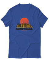 T-Shirt Αντρικό - Montreal - Color Thumbnail Μπλε Ρουά