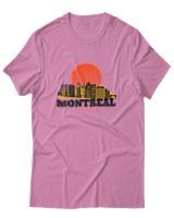 T-Shirt Αντρικό - Montreal - Color Thumbnail Ροζ