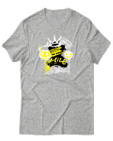 T-Shirt Αντρικό - Mood Smile - Color Thumbnail Γκρι Μελανζέ