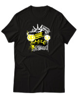 T-Shirt Αντρικό - Mood Smile - Color Thumbnail Μαύρο