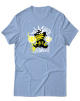 T-Shirt Αντρικό - Mood Smile - Color Thumbnail Γαλάζιο