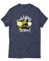 T-Shirt Αντρικό - Mood Smile - Color Thumbnail Μπλε Γκρι