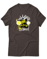 T-Shirt Αντρικό - Mood Smile - Color Thumbnail Καφέ