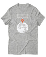 T-Shirt Αντρικό - Moon Reviews - Color Thumbnail Γκρι Μελανζέ
