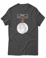 T-Shirt Αντρικό - Moon Reviews - Color Thumbnail Ανθρακί