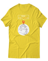 T-Shirt Αντρικό - Moon Reviews - Color Thumbnail Χρυσό Κίτρινο