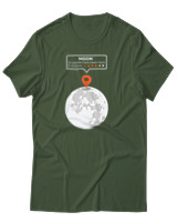 T-Shirt Αντρικό - Moon Reviews - Color Thumbnail Κυπαρισσί
