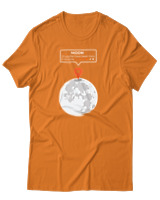 T-Shirt Αντρικό - Moon Reviews - Color Thumbnail Πορτοκαλί
