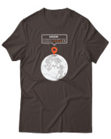 T-Shirt Αντρικό - Moon Reviews - Color Thumbnail Καφέ