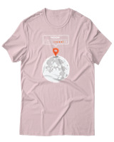 T-Shirt Αντρικό - Moon Reviews - Color Thumbnail Απαλό Ροζ