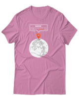T-Shirt Αντρικό - Moon Reviews - Color Thumbnail Ροζ