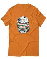 T-Shirt Αντρικό - Moon Watermelon - Color Thumbnail Πορτοκαλί