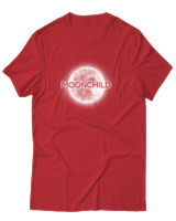 T-Shirt Αντρικό - Moonchild - Color Thumbnail Κόκκινο