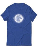 T-Shirt Αντρικό - Moonchild - Color Thumbnail Μπλε Ρουά