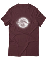 T-Shirt Αντρικό - Moonchild - Color Thumbnail Μπορντό