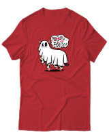 T-Shirt Αντρικό - Moooo - Color Thumbnail Κόκκινο