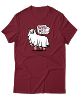 T-Shirt Αντρικό - Moooo - Color Thumbnail Σκούρο Κόκκινο