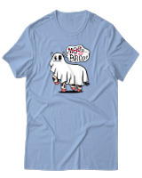 T-Shirt Αντρικό - Moooo - Color Thumbnail Γαλάζιο
