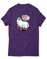 T-Shirt Αντρικό - Moooo - Color Thumbnail Σκούρο Μωβ
