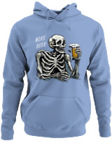 Φούτερ με κουκούλα - More Beer - Color Thumbnail Blue Carolina