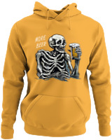 Φούτερ με κουκούλα - More Beer - Color Thumbnail Κίτρινο Χρυσό