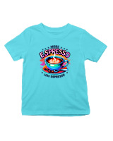 T-Shirt  Παιδικό - More Espresso Less Depresso - Color Thumbnail Οινοπνευματί