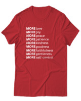 T-Shirt Αντρικό - More - Color Thumbnail Κόκκινο