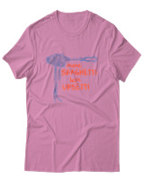 T-Shirt Unisex - More Spaghetti Less Upsetti - Color Thumbnail Ροζ